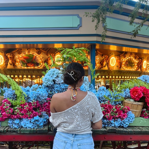 FOREVER 21 Open-Knit Top - Picture 5 of 6